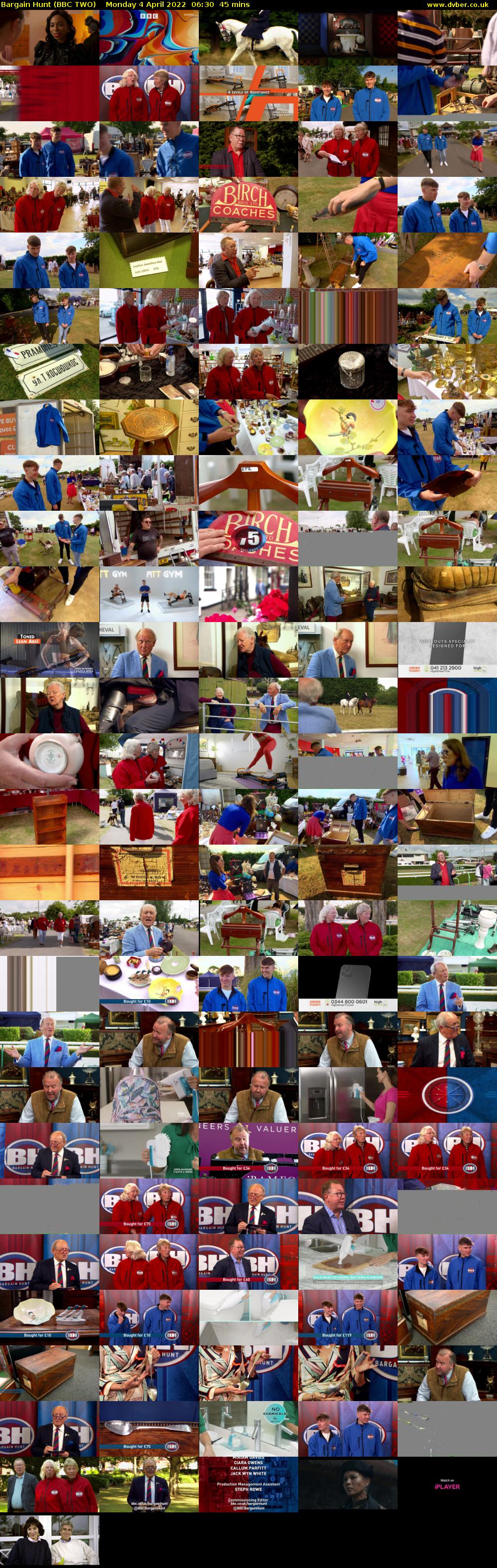 Bargain Hunt (BBC TWO) Monday 4 April 2022 06:30 - 07:15