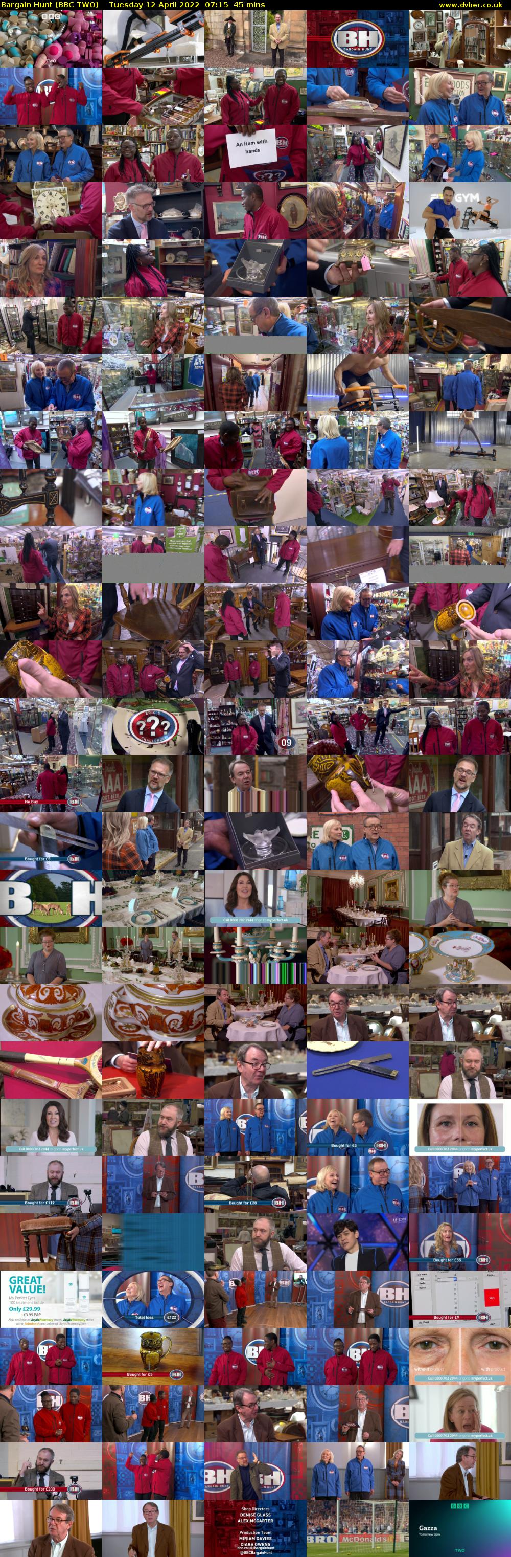 Bargain Hunt (BBC TWO) Tuesday 12 April 2022 07:15 - 08:00