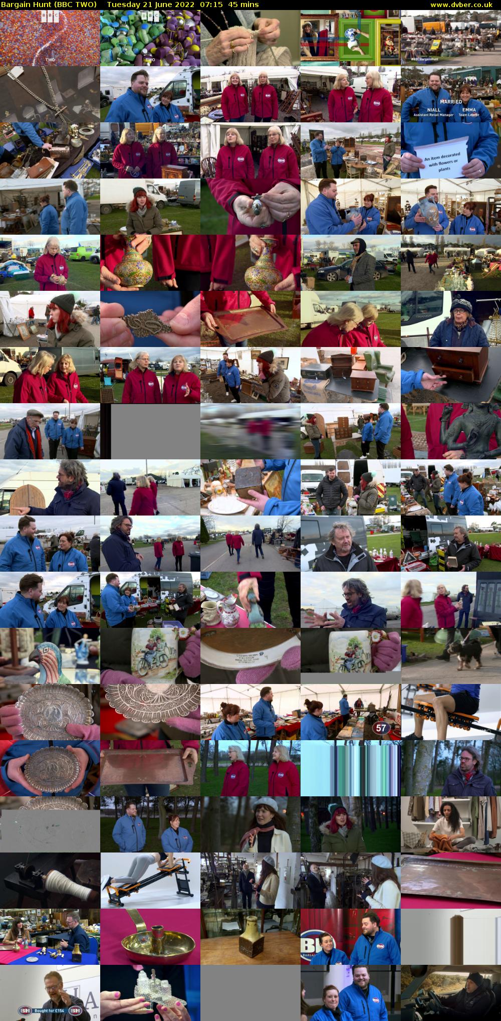 Bargain Hunt (BBC TWO) Tuesday 21 June 2022 07:15 - 08:00