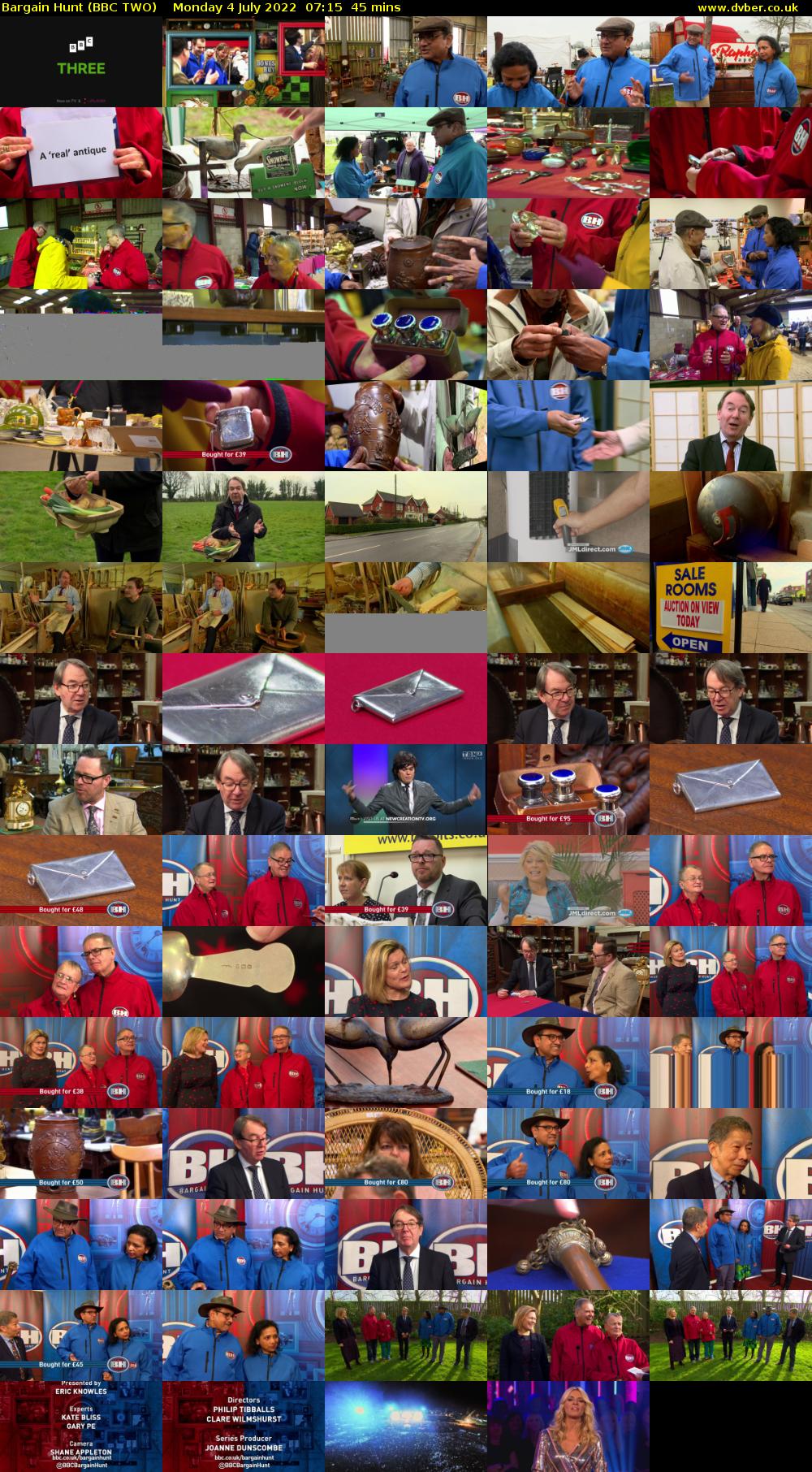 Bargain Hunt (BBC TWO) Monday 4 July 2022 07:15 - 08:00