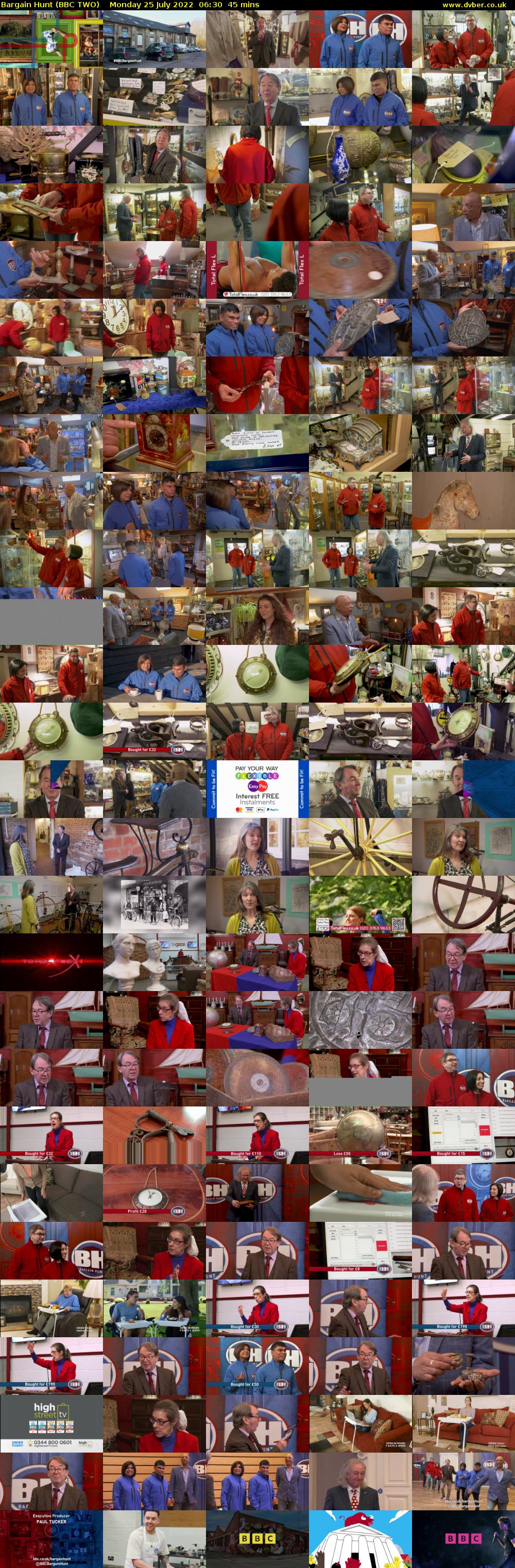 Bargain Hunt (BBC TWO) Monday 25 July 2022 06:30 - 07:15
