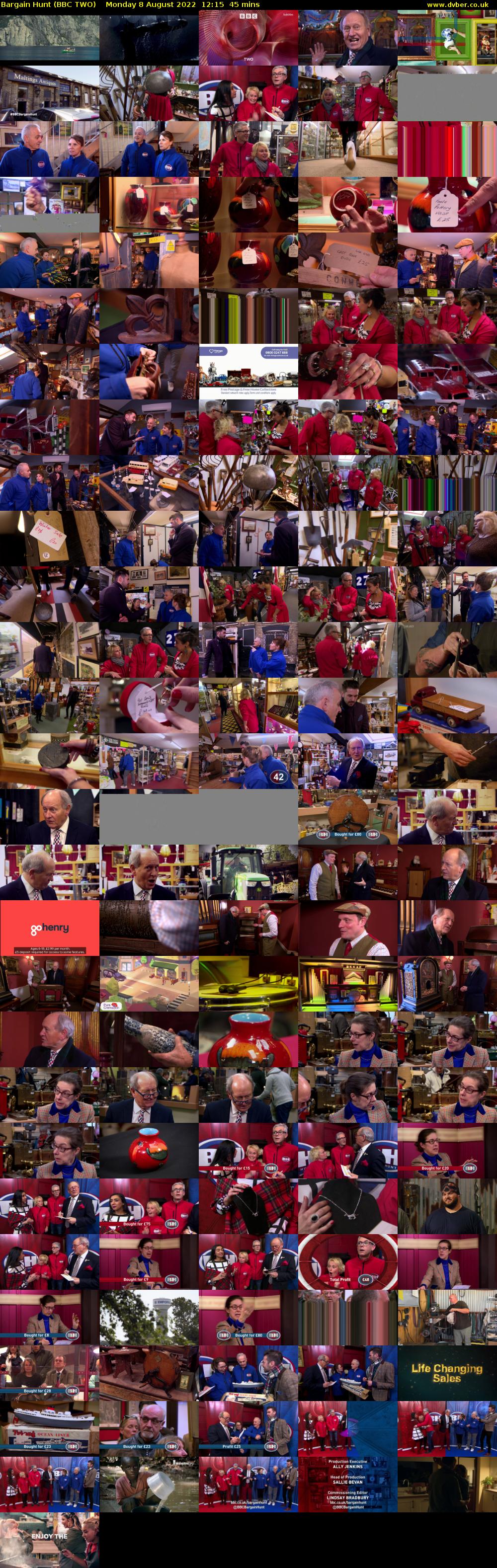 Bargain Hunt (BBC TWO) Monday 8 August 2022 12:15 - 13:00