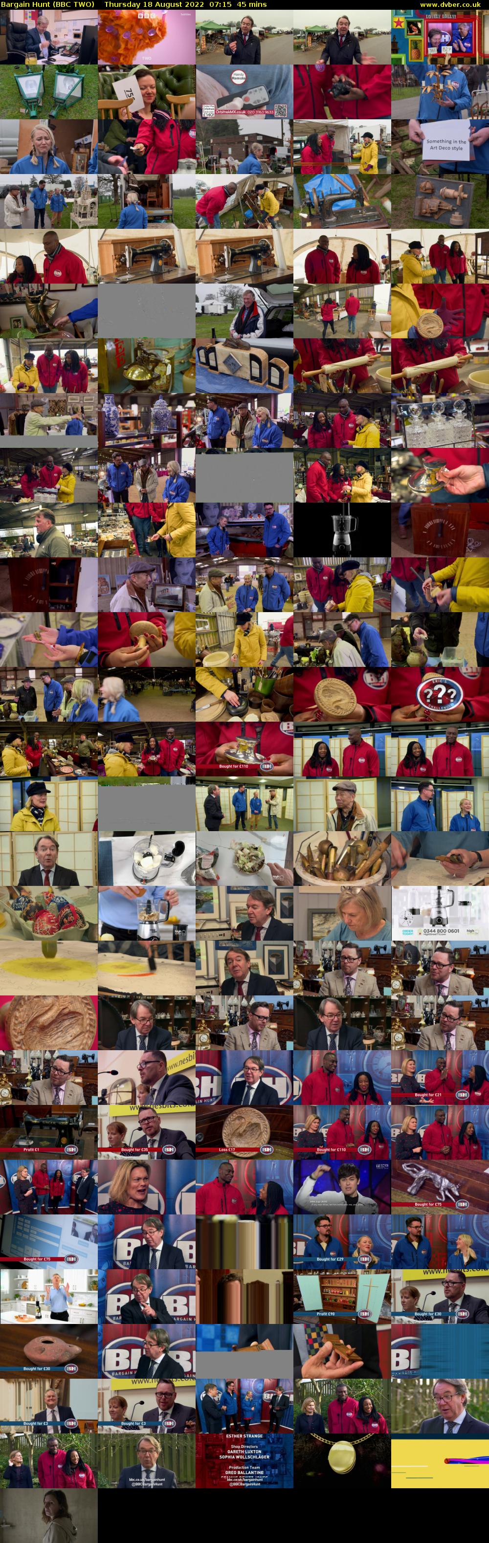 Bargain Hunt (BBC TWO) Thursday 18 August 2022 07:15 - 08:00