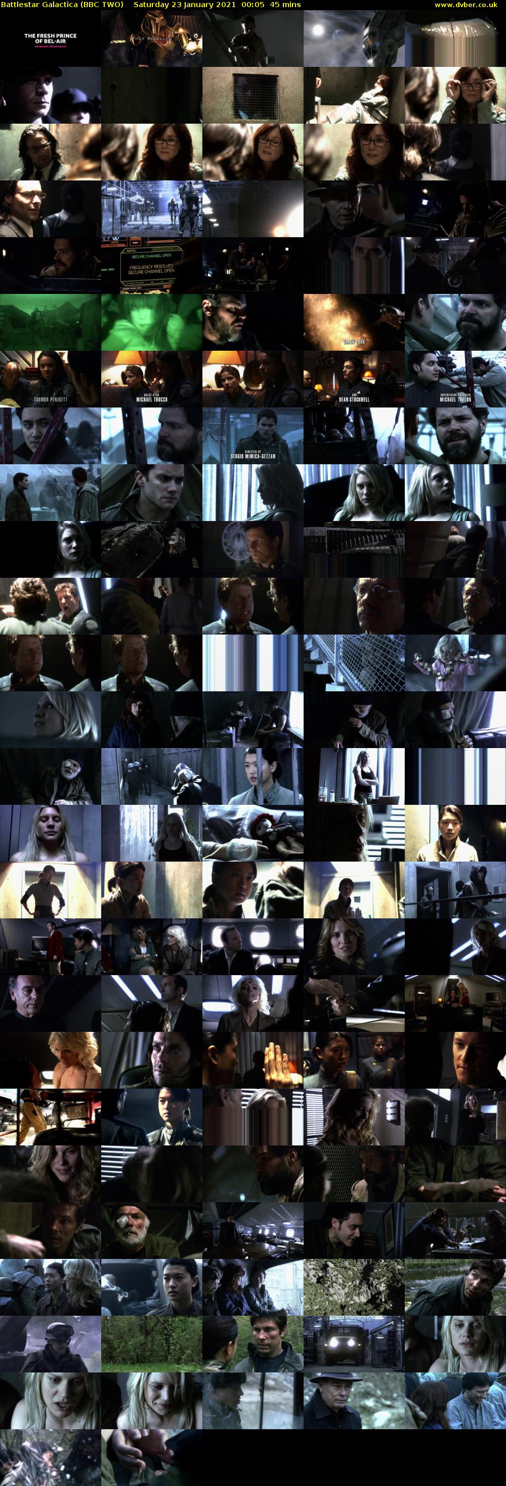 Battlestar Galactica (BBC TWO) Saturday 23 January 2021 00:05 - 00:50