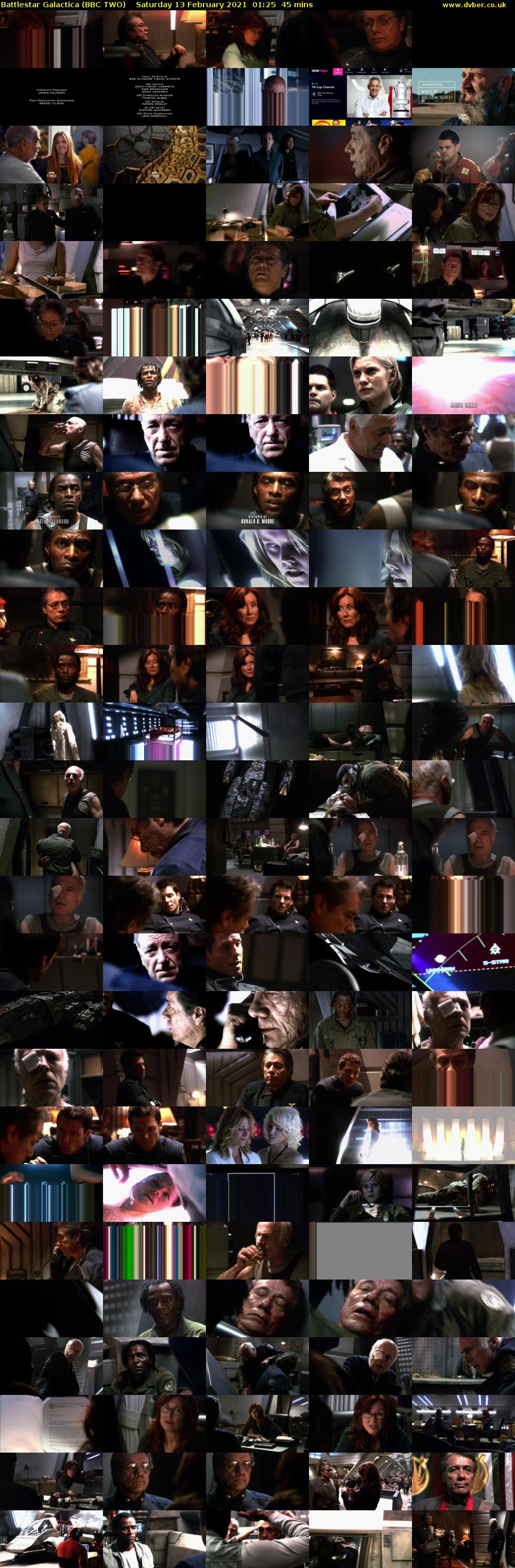 Battlestar Galactica (BBC TWO) Saturday 13 February 2021 01:25 - 02:10