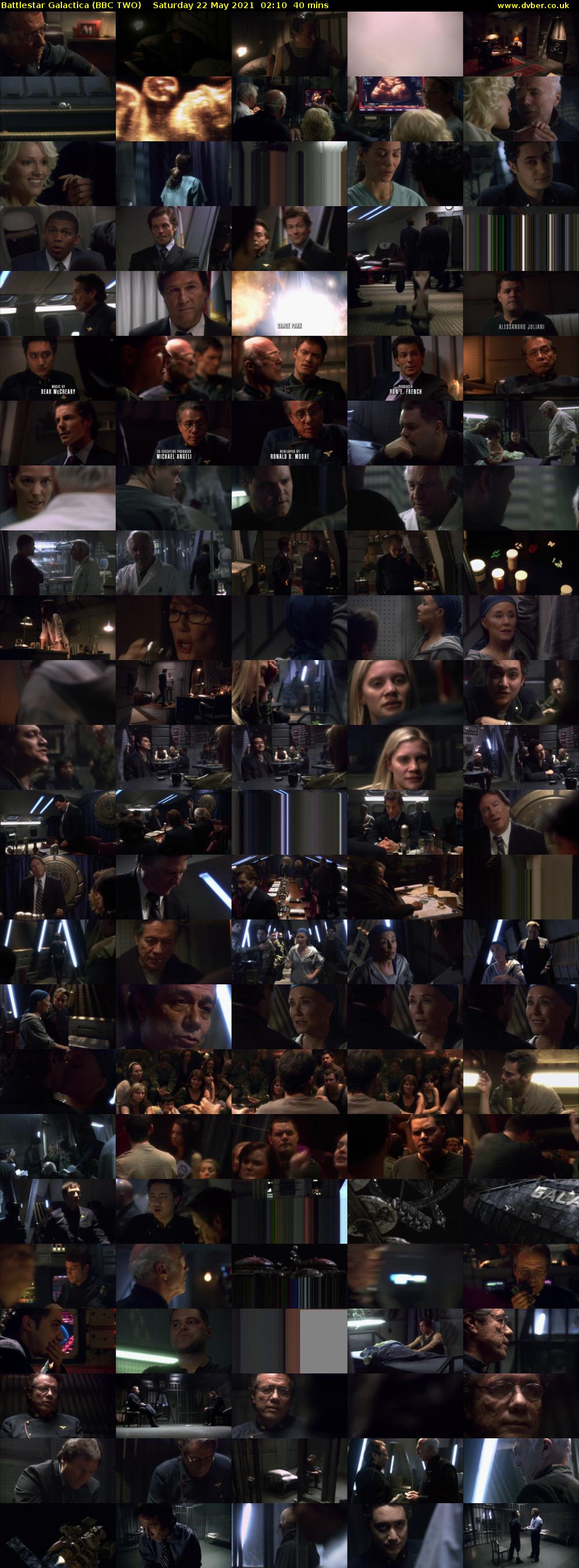 Battlestar Galactica (BBC TWO) Saturday 22 May 2021 02:10 - 02:50