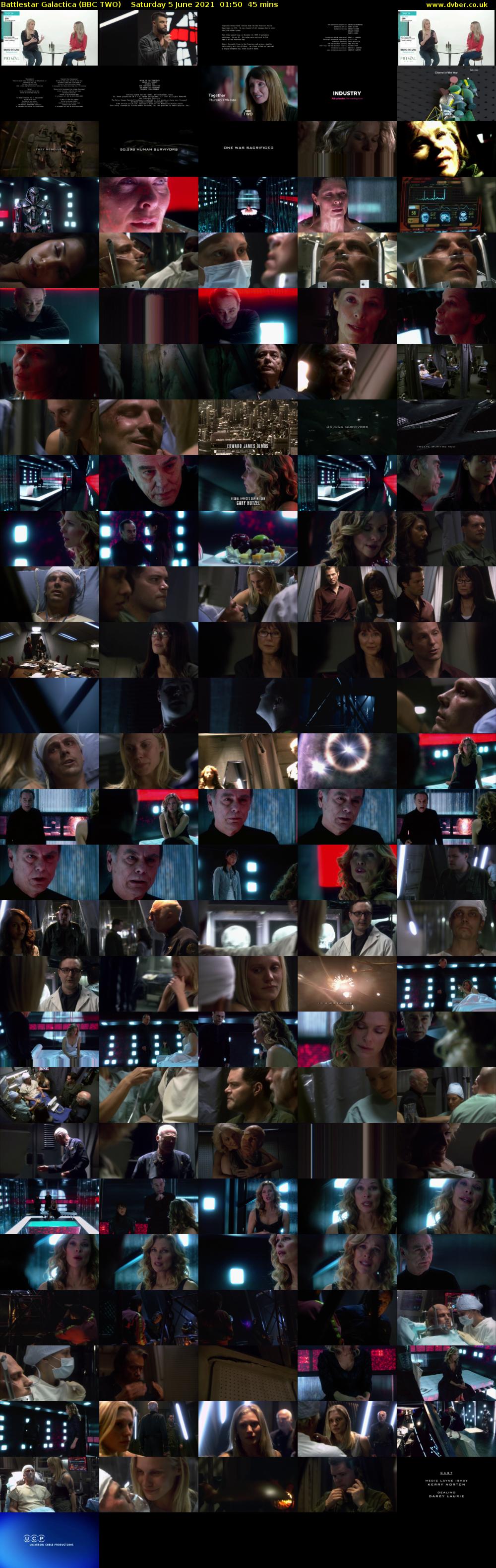 Battlestar Galactica (BBC TWO) Saturday 5 June 2021 01:50 - 02:35
