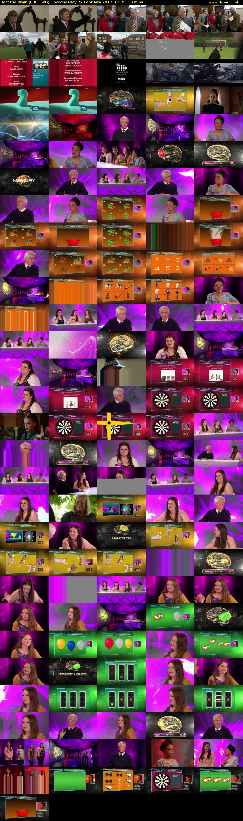 Beat the Brain (BBC TWO) Wednesday 22 February 2017 13:35 - 14:05