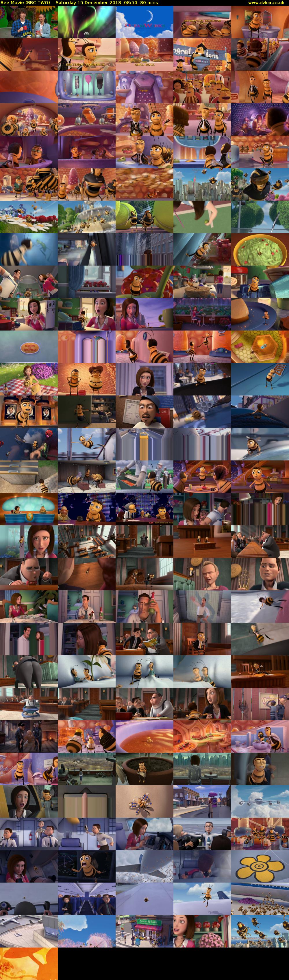 Bee Movie (BBC TWO) Saturday 15 December 2018 08:50 - 10:10