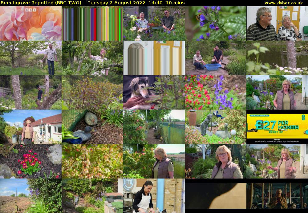 Beechgrove Repotted (BBC TWO) Tuesday 2 August 2022 14:40 - 14:50