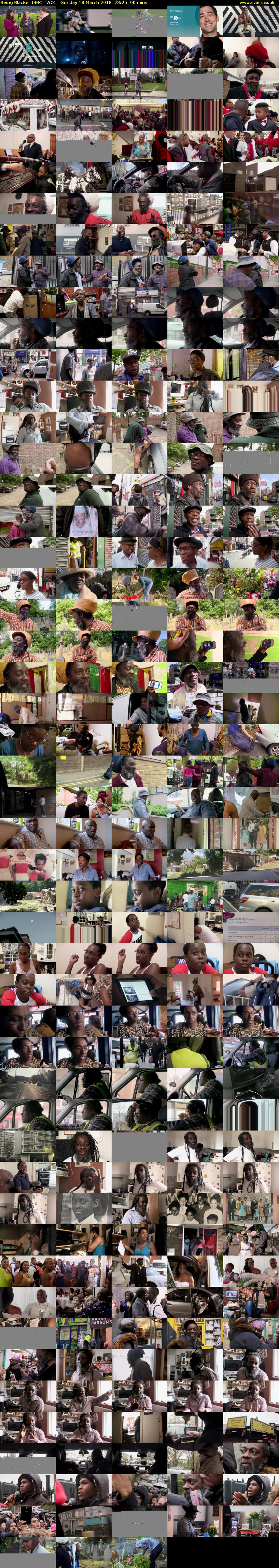 Being Blacker (BBC TWO) Sunday 18 March 2018 23:25 - 00:55