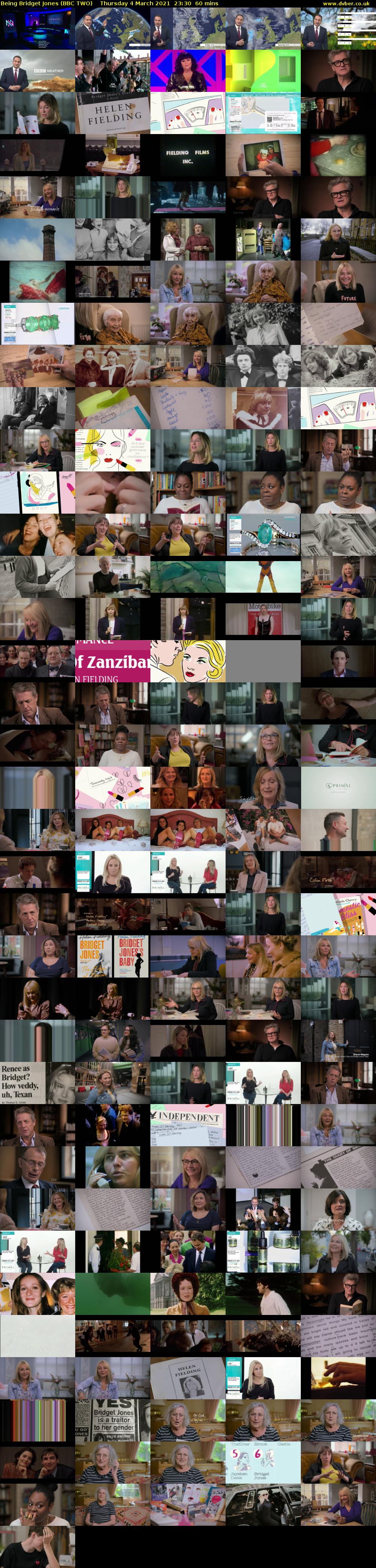 Being Bridget Jones (BBC TWO) Thursday 4 March 2021 23:30 - 00:30
