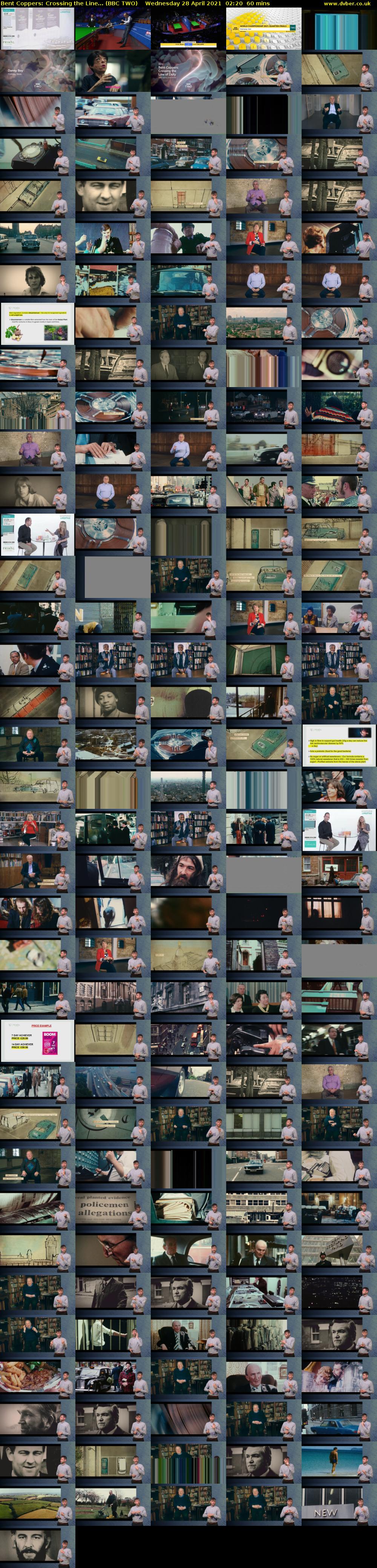 Bent Coppers: Crossing the Line... (BBC TWO) Wednesday 28 April 2021 02:20 - 03:20
