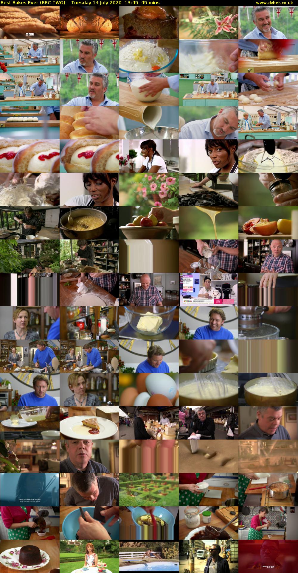 Best Bakes Ever (BBC TWO) Tuesday 14 July 2020 13:45 - 14:30