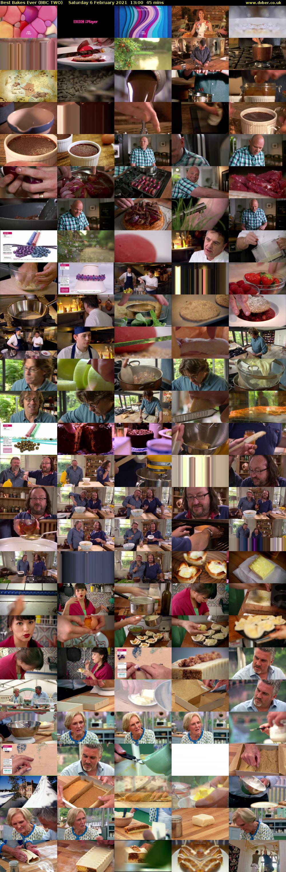 Best Bakes Ever (BBC TWO) Saturday 6 February 2021 13:00 - 13:45