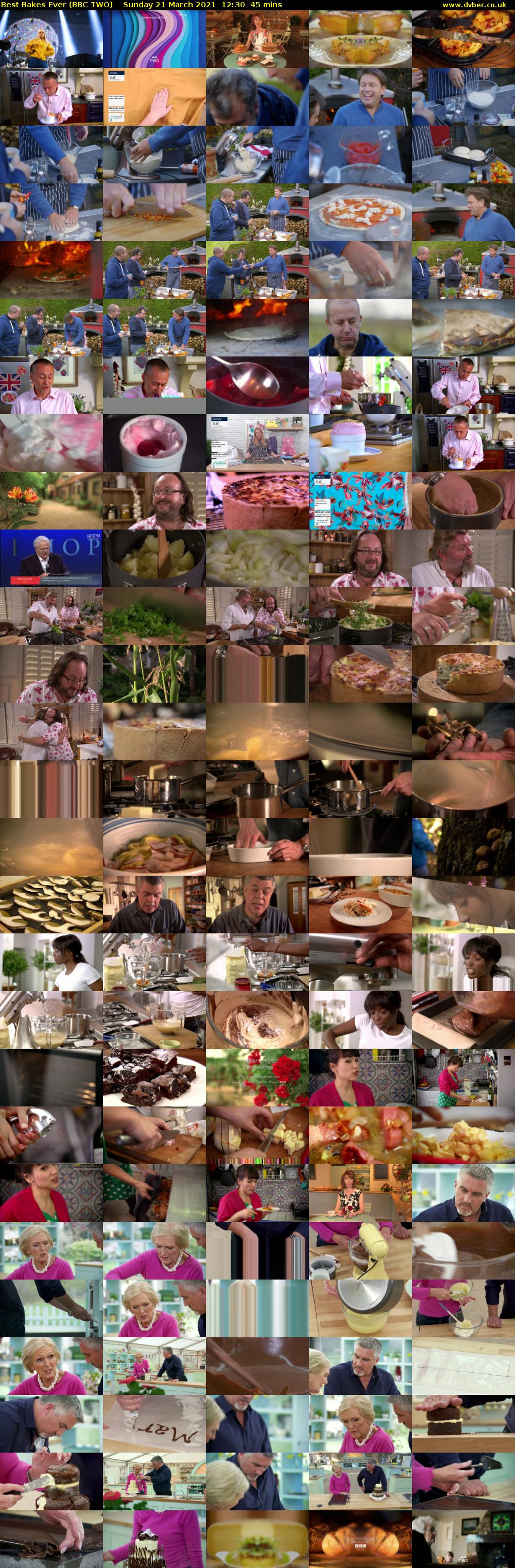 Best Bakes Ever (BBC TWO) Sunday 21 March 2021 12:30 - 13:15
