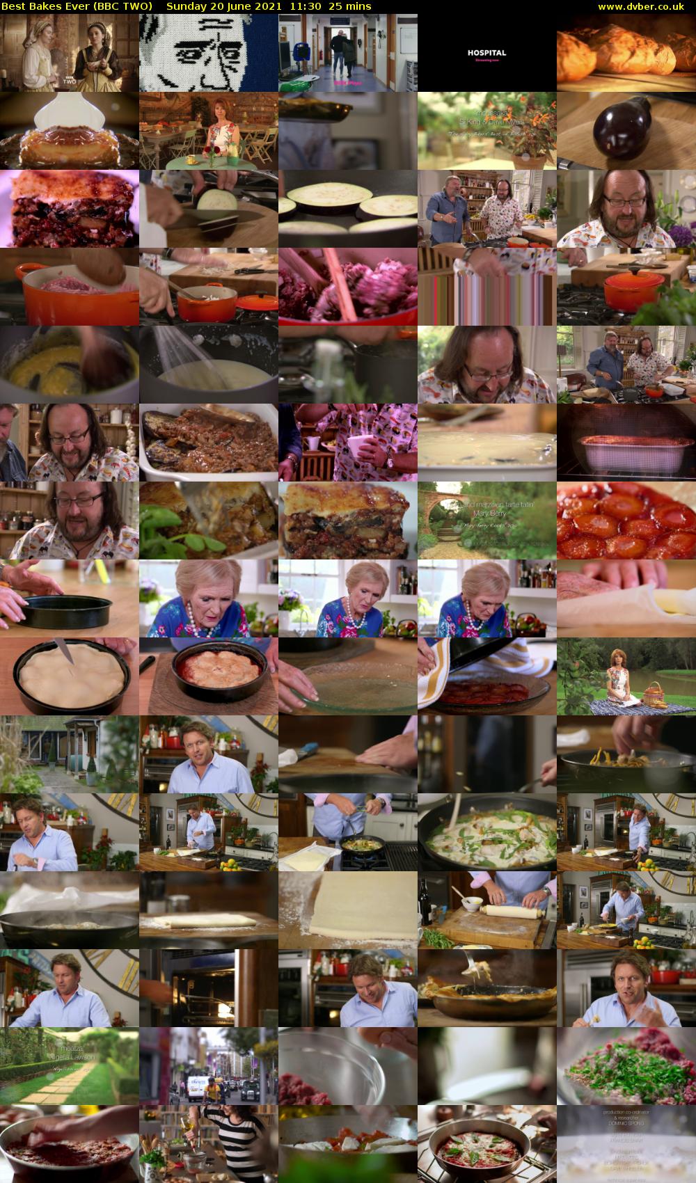 Best Bakes Ever (BBC TWO) Sunday 20 June 2021 11:30 - 11:55