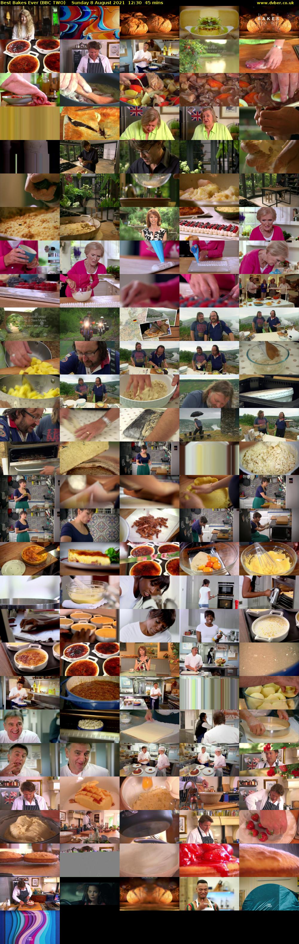 Best Bakes Ever (BBC TWO) Sunday 8 August 2021 12:30 - 13:15