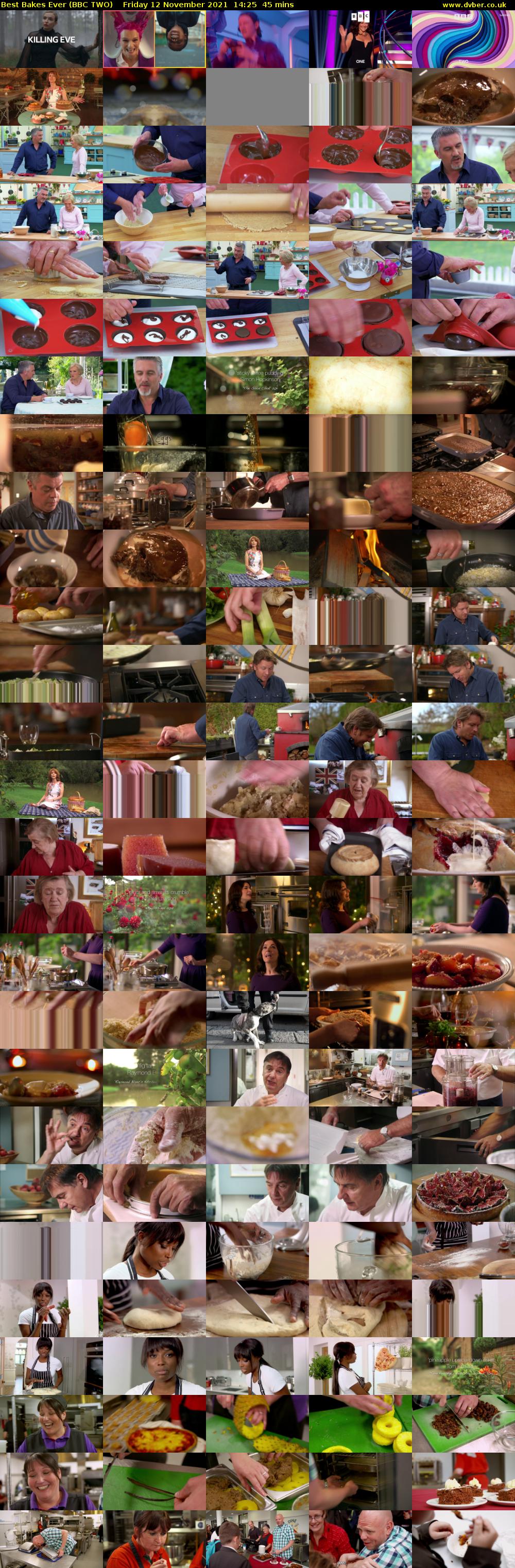 Best Bakes Ever (BBC TWO) Friday 12 November 2021 14:25 - 15:10
