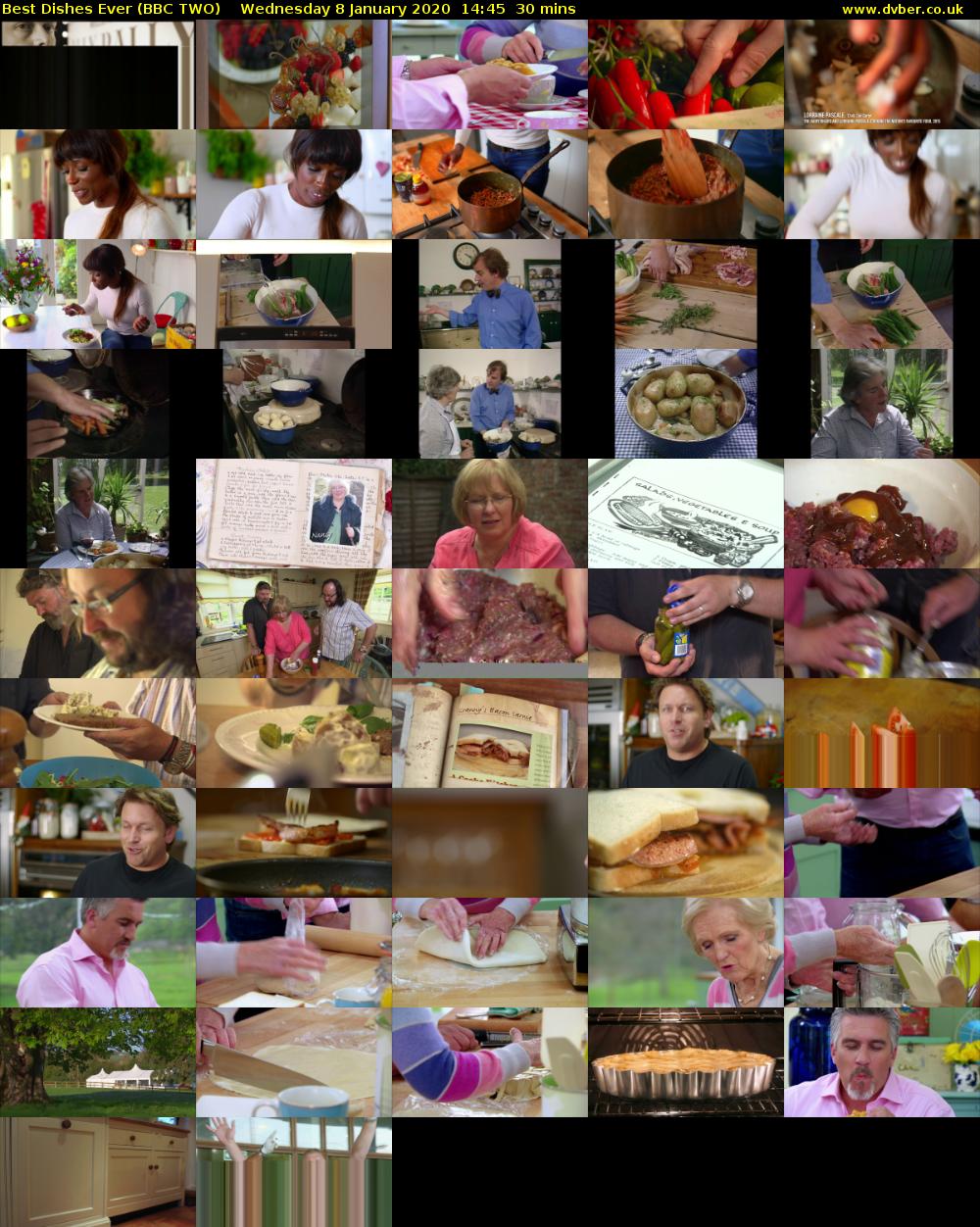 Best Dishes Ever (BBC TWO) Wednesday 8 January 2020 14:45 - 15:15