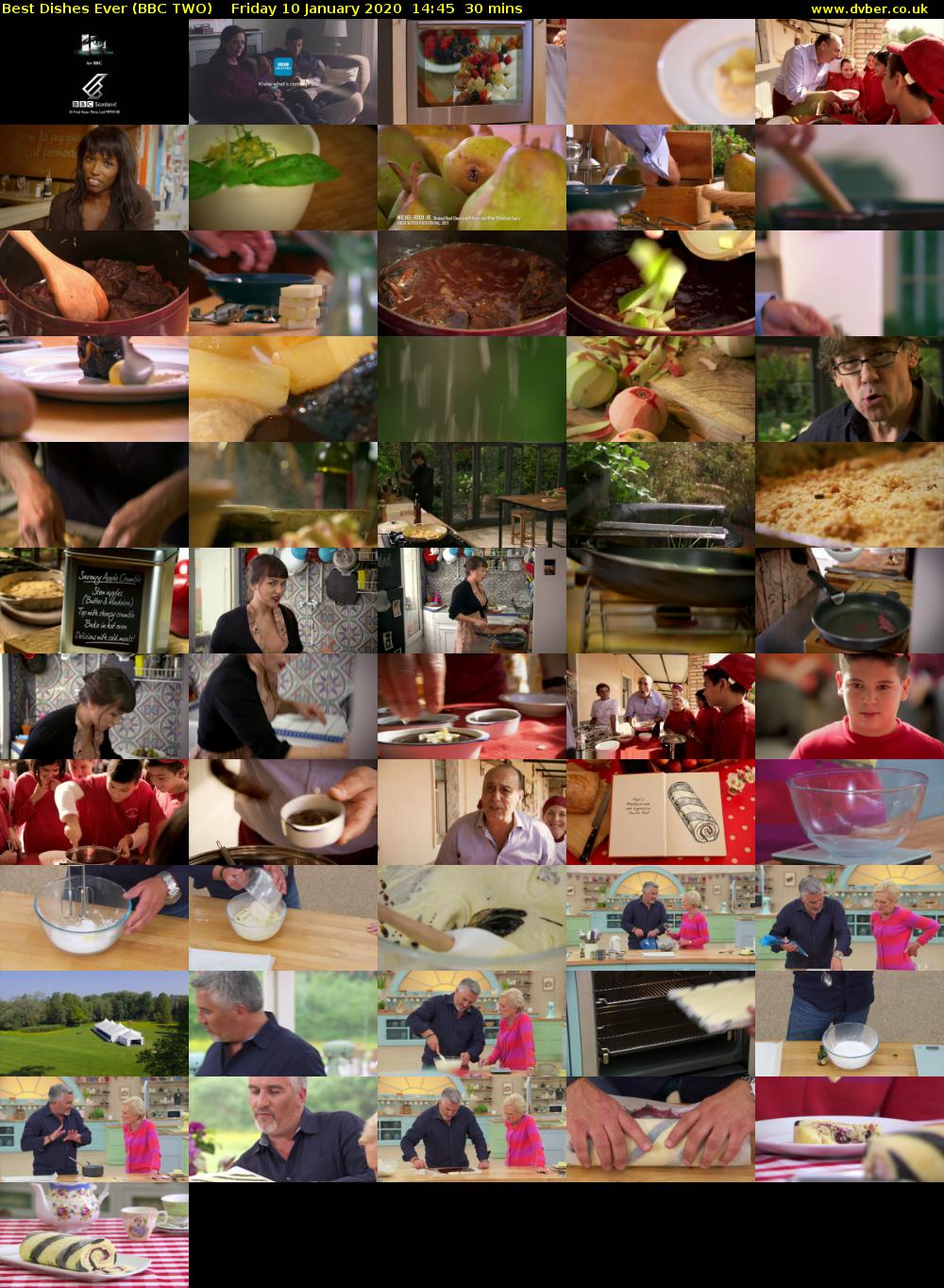 Best Dishes Ever (BBC TWO) Friday 10 January 2020 14:45 - 15:15