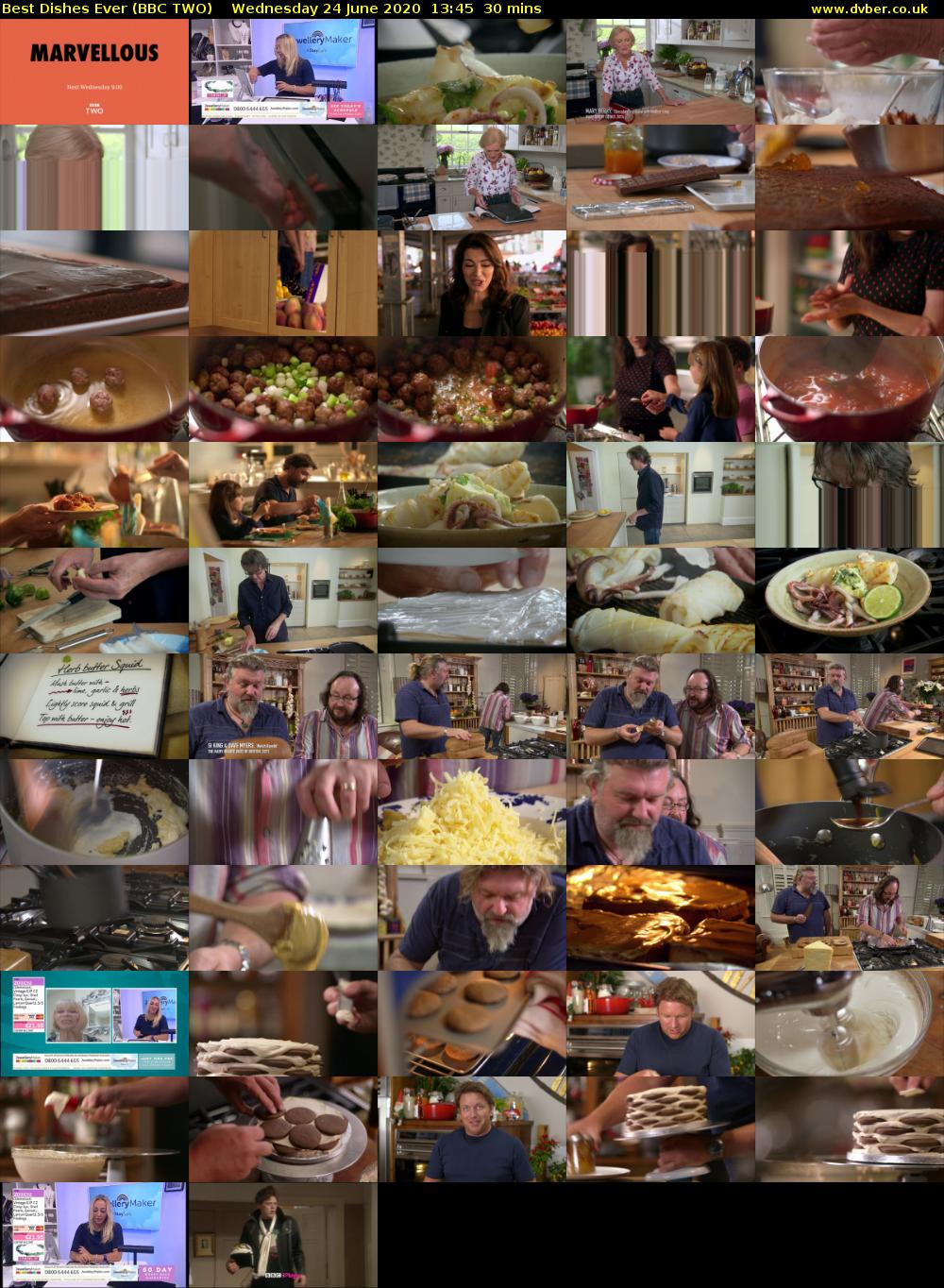 Best Dishes Ever (BBC TWO) Wednesday 24 June 2020 13:45 - 14:15