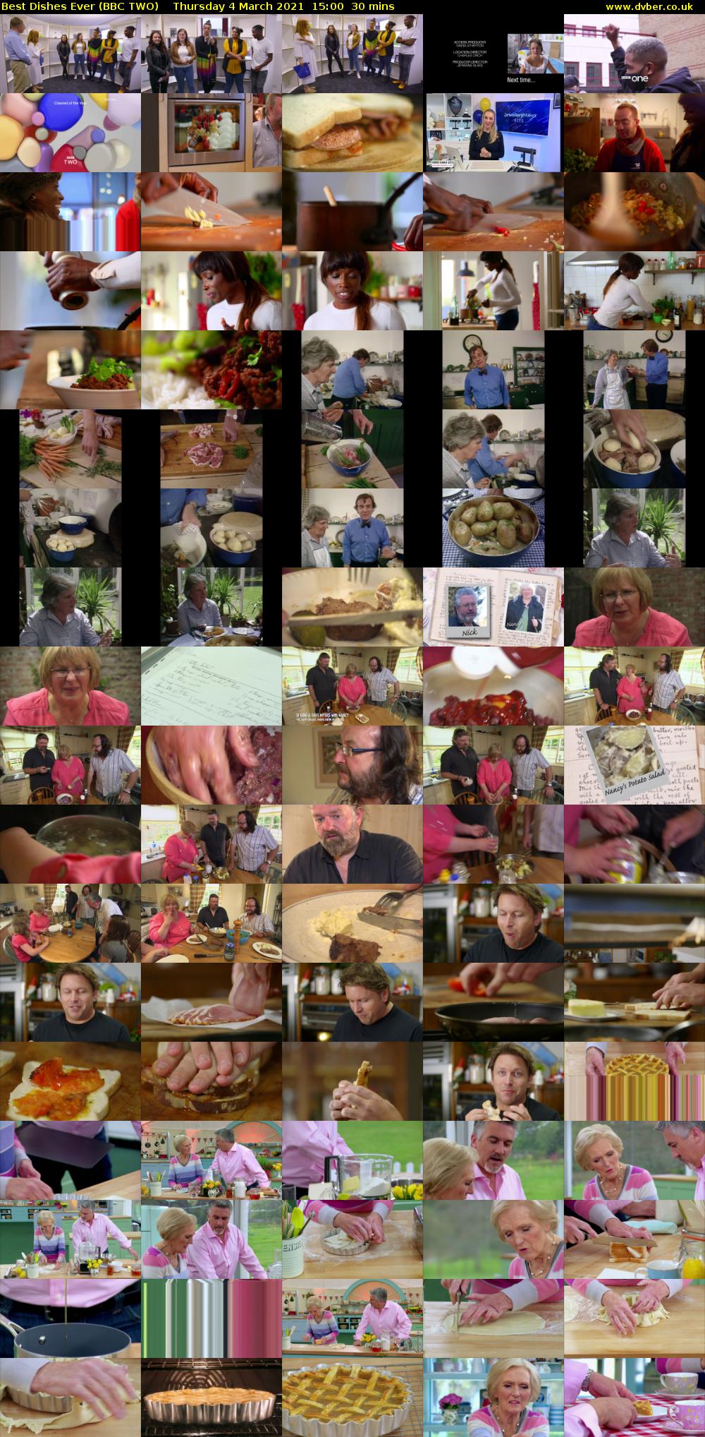 Best Dishes Ever (BBC TWO) Thursday 4 March 2021 15:00 - 15:30