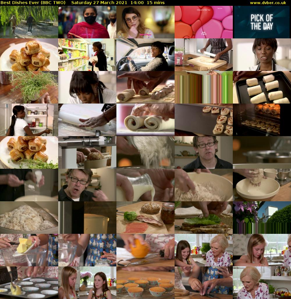 Best Dishes Ever (BBC TWO) Saturday 27 March 2021 14:00 - 14:15