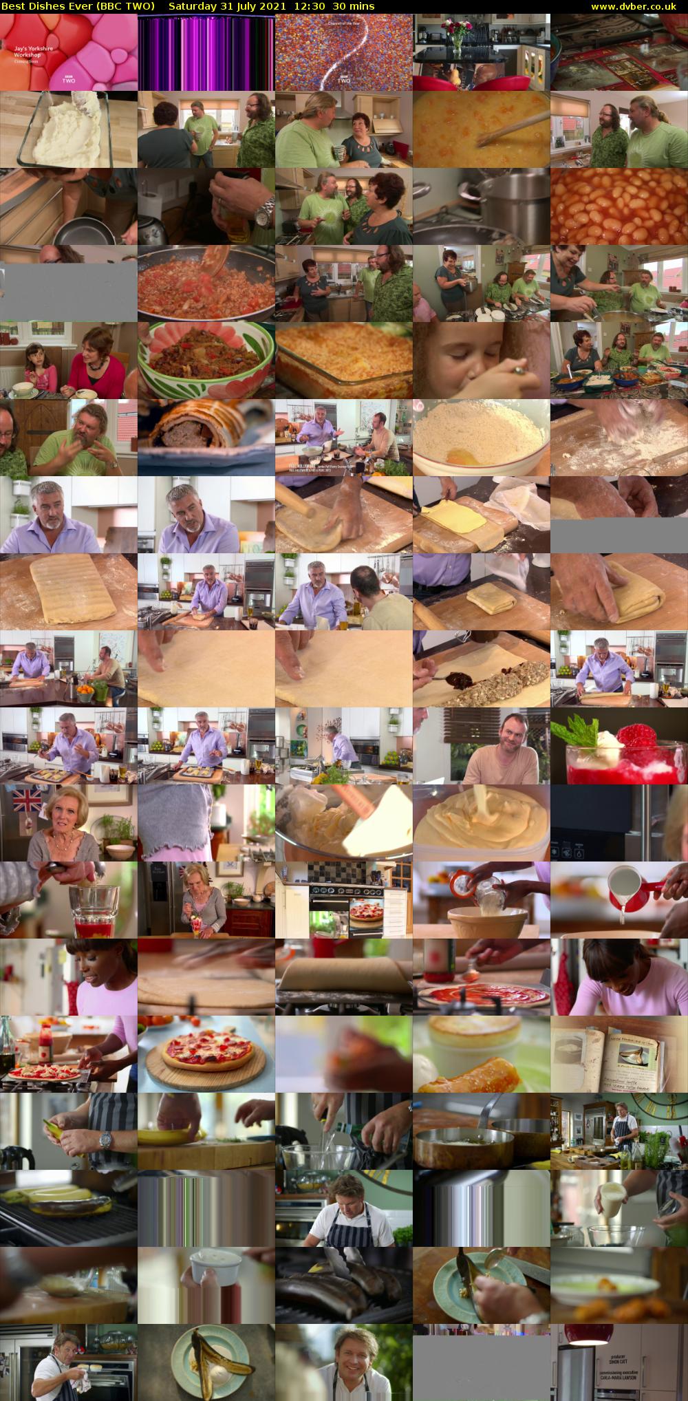 Best Dishes Ever (BBC TWO) Saturday 31 July 2021 12:30 - 13:00