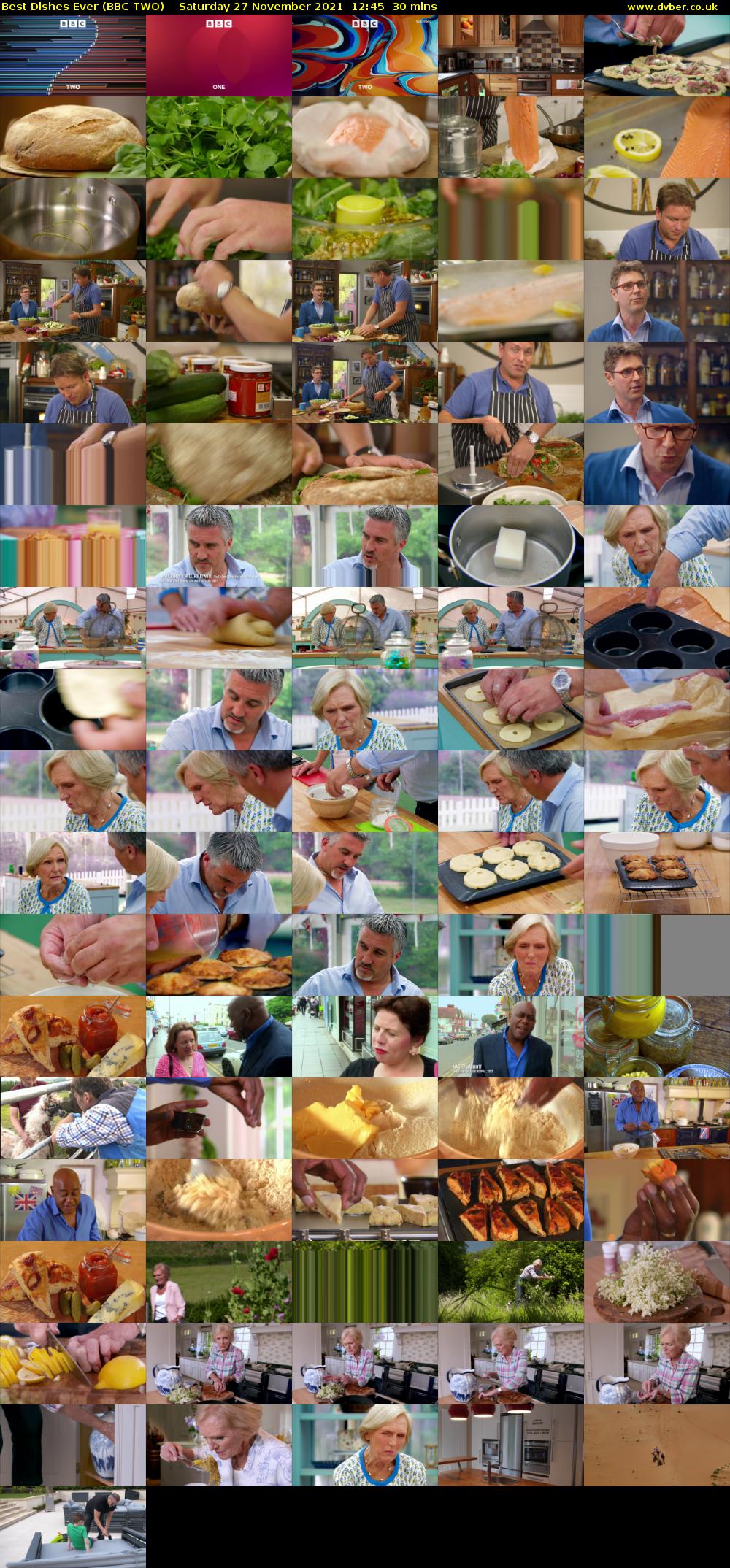 Best Dishes Ever (BBC TWO) Saturday 27 November 2021 12:45 - 13:15