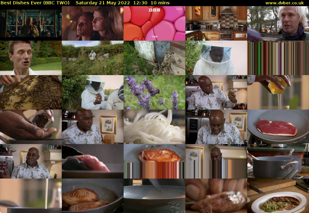 Best Dishes Ever (BBC TWO) Saturday 21 May 2022 12:30 - 12:40