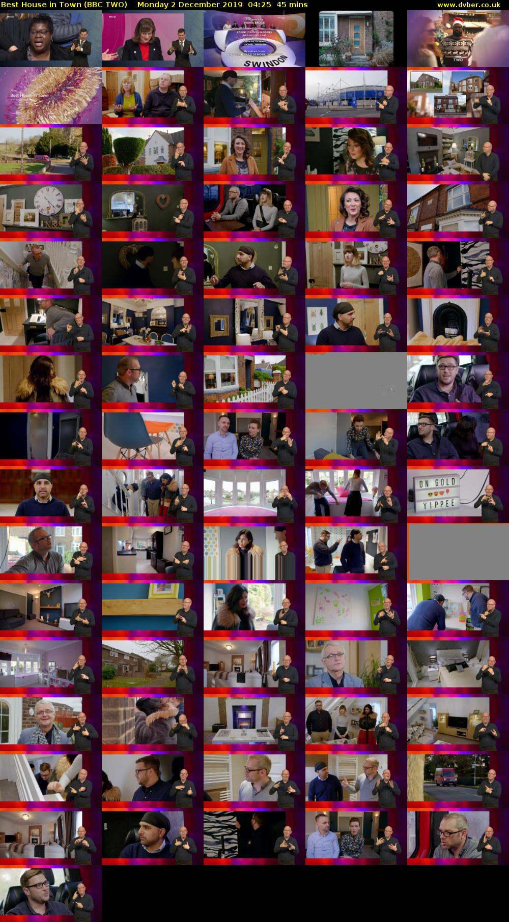 Best House in Town (BBC TWO) Monday 2 December 2019 04:25 - 05:10
