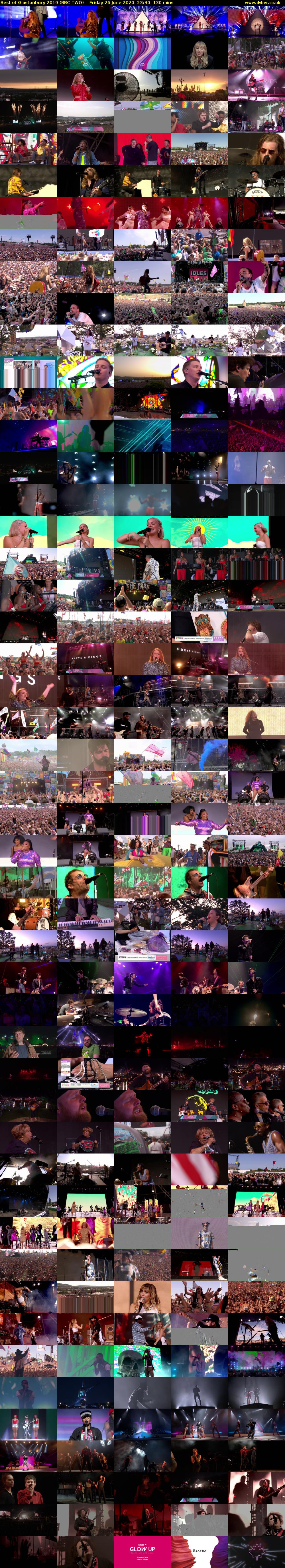Best of Glastonbury 2019 (BBC TWO) Friday 26 June 2020 23:30 - 01:40