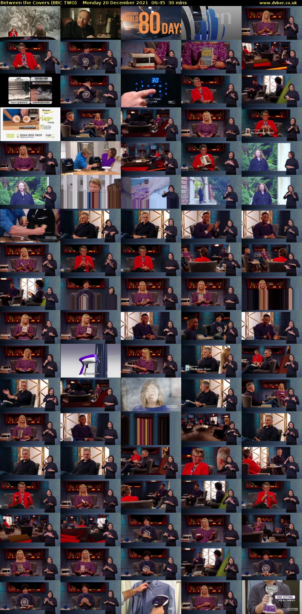 Between the Covers (BBC TWO) Monday 20 December 2021 06:45 - 07:15