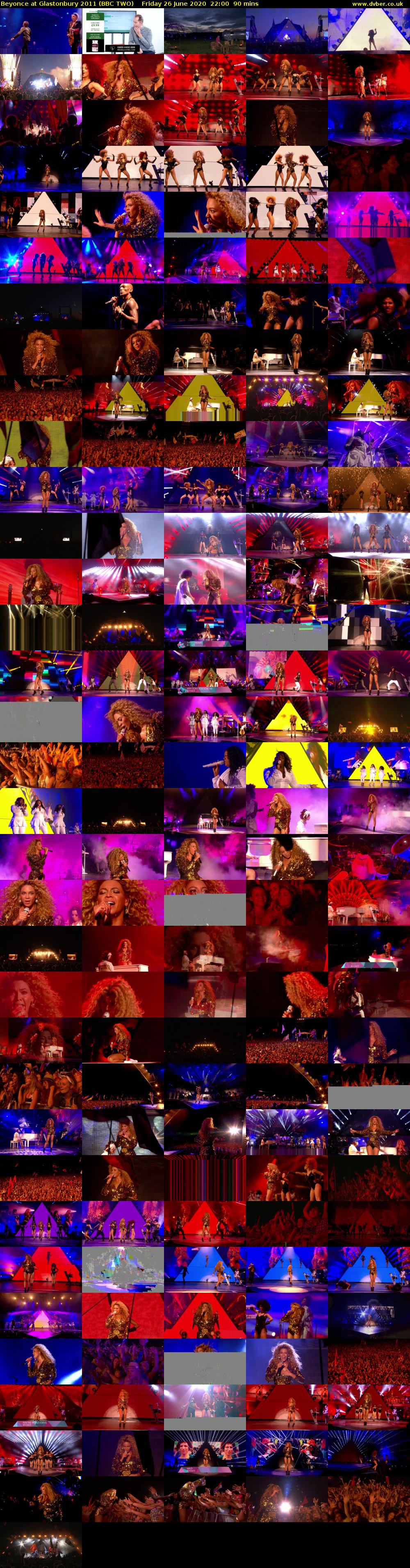 Beyonce at Glastonbury 2011 (BBC TWO) Friday 26 June 2020 22:00 - 23:30