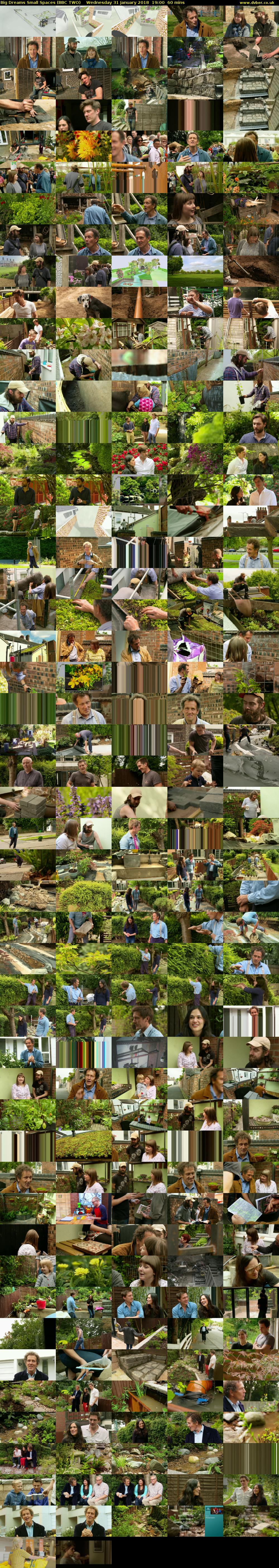 Big Dreams Small Spaces (BBC TWO) Wednesday 31 January 2018 19:00 - 20:00