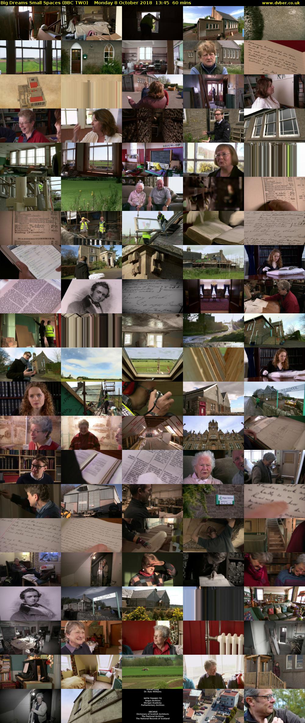 Big Dreams Small Spaces (BBC TWO) Monday 8 October 2018 13:45 - 14:45