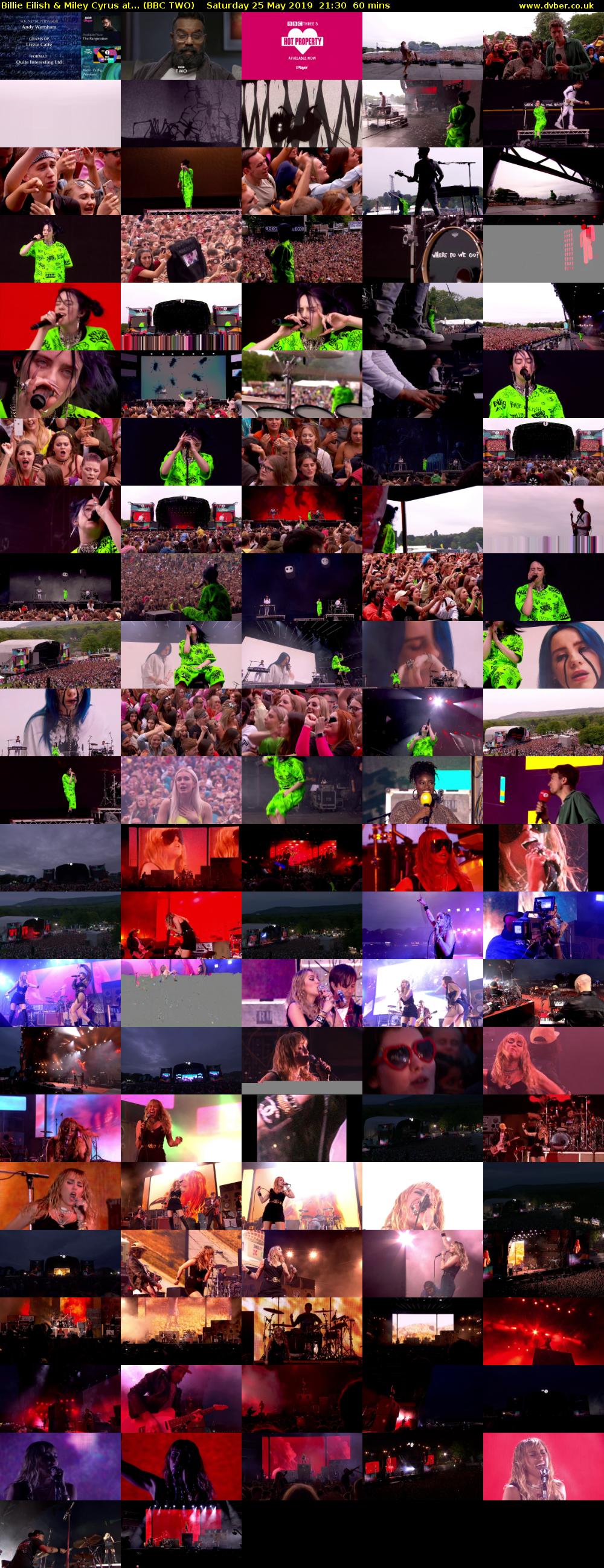 Billie Eilish & Miley Cyrus at... (BBC TWO) Saturday 25 May 2019 21:30 - 22:30