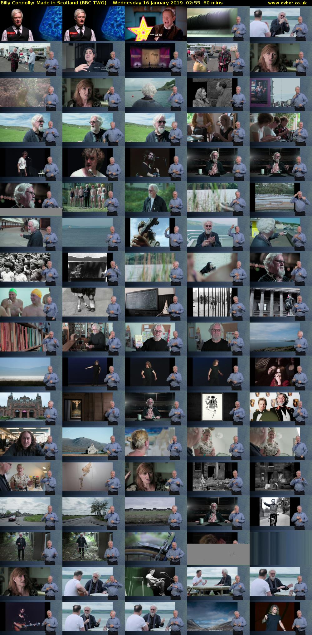 Billy Connolly: Made in Scotland (BBC TWO) Wednesday 16 January 2019 02:55 - 03:55