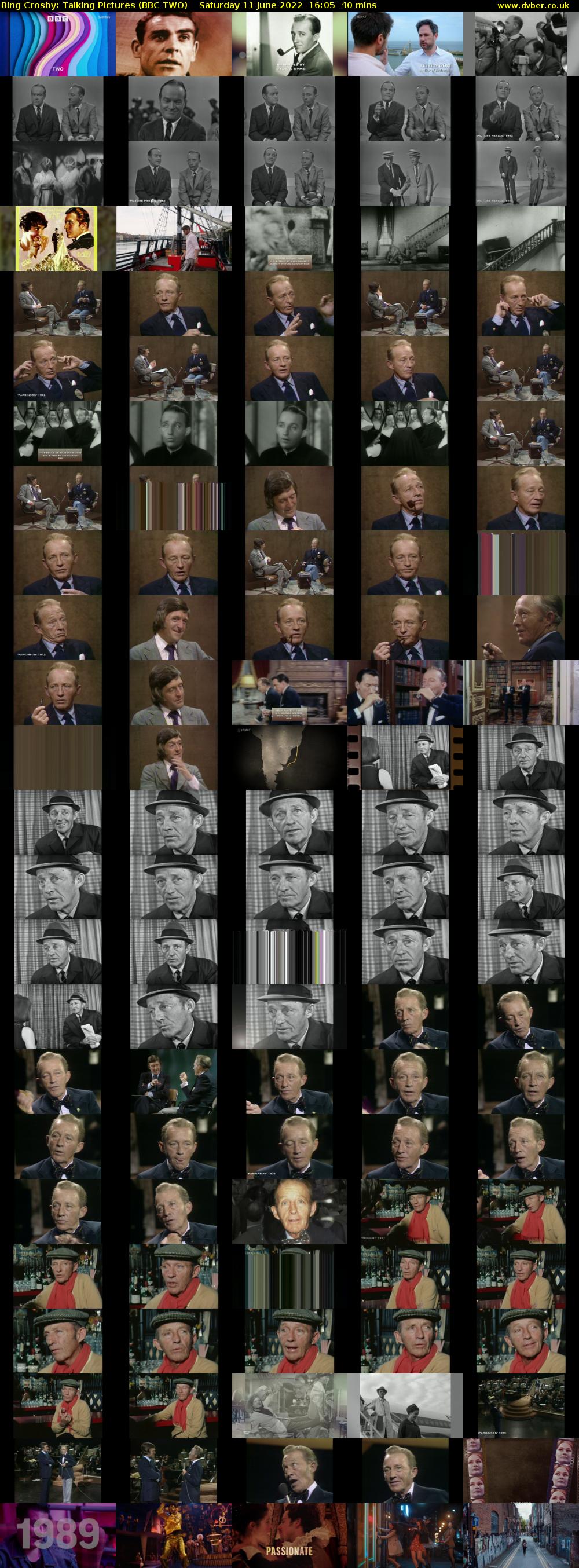 Bing Crosby: Talking Pictures (BBC TWO) Saturday 11 June 2022 16:05 - 16:45