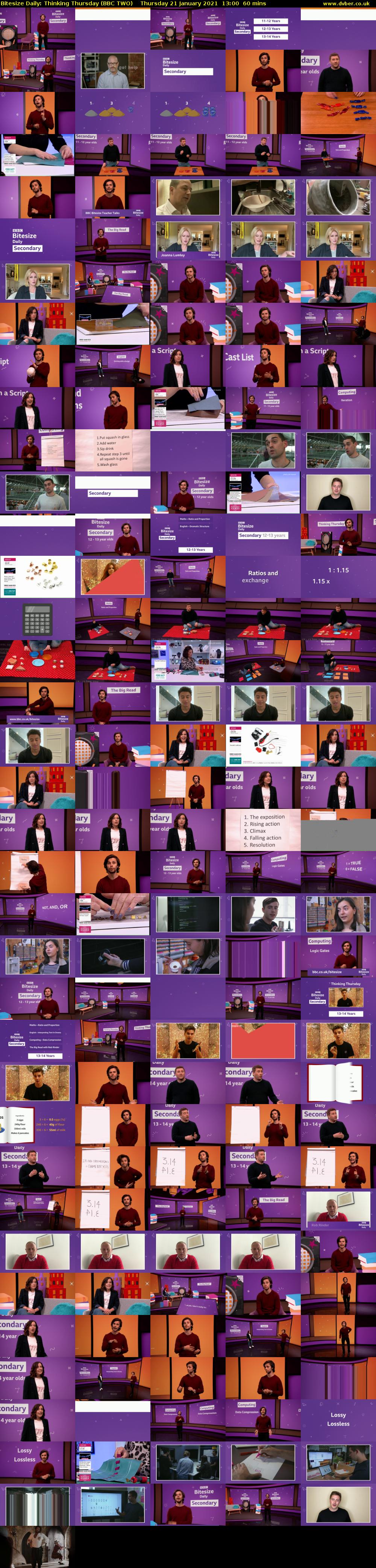 Bitesize Daily: Thinking Thursday (BBC TWO) Thursday 21 January 2021 13:00 - 14:00