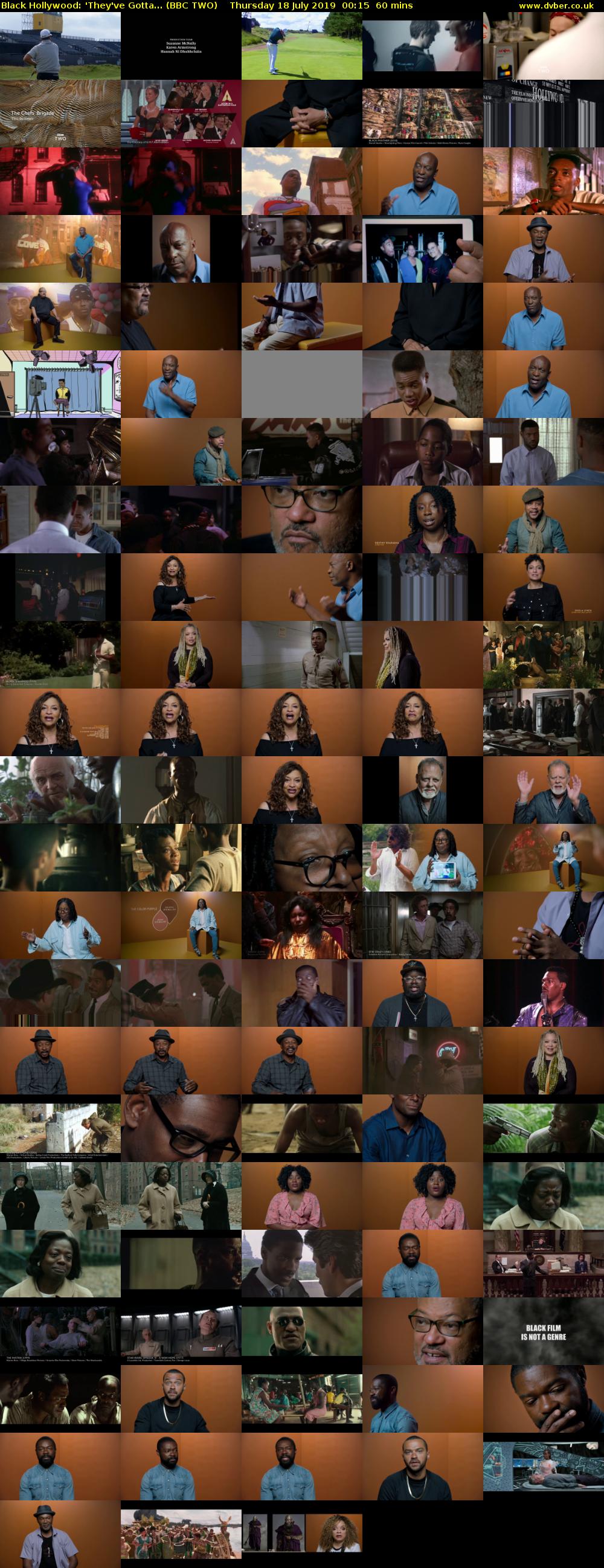 Black Hollywood: 'They've Gotta... (BBC TWO) Thursday 18 July 2019 00:15 - 01:15