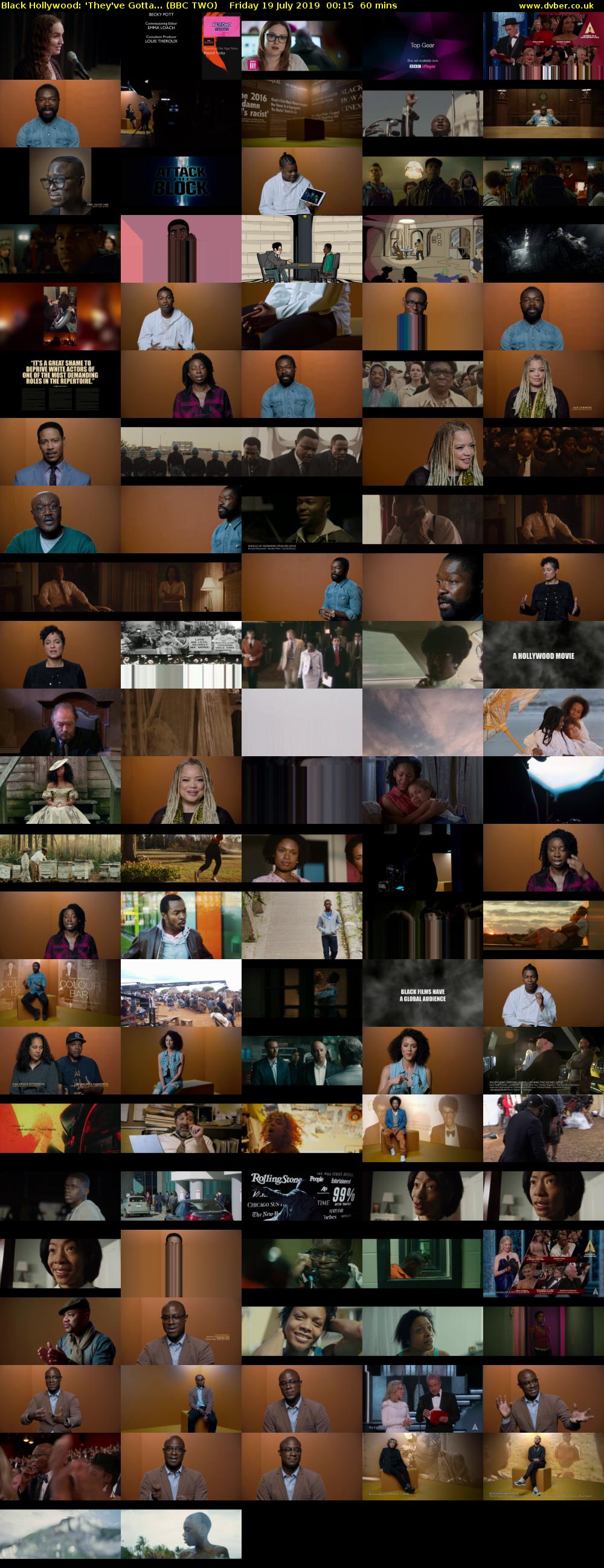Black Hollywood: 'They've Gotta... (BBC TWO) Friday 19 July 2019 00:15 - 01:15