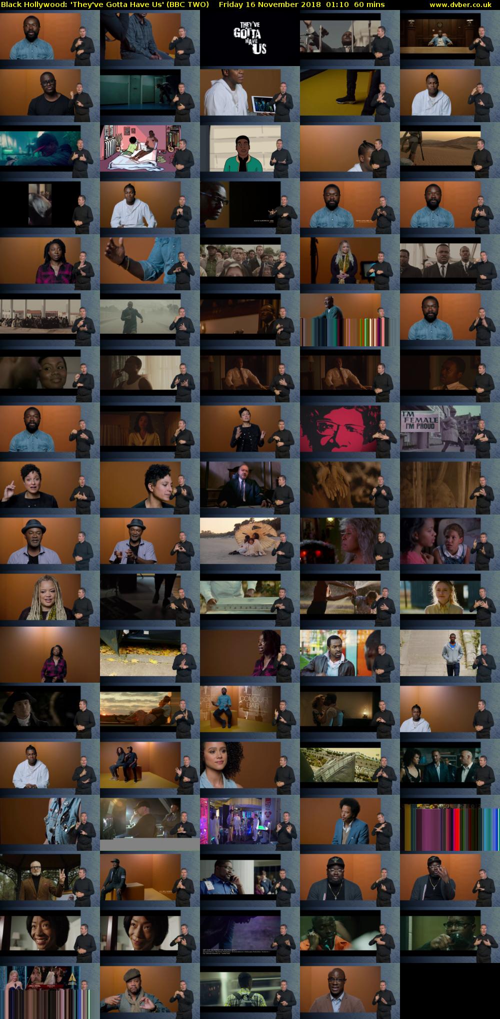 Black Hollywood: 'They've Gotta Have Us' (BBC TWO) Friday 16 November 2018 01:10 - 02:10