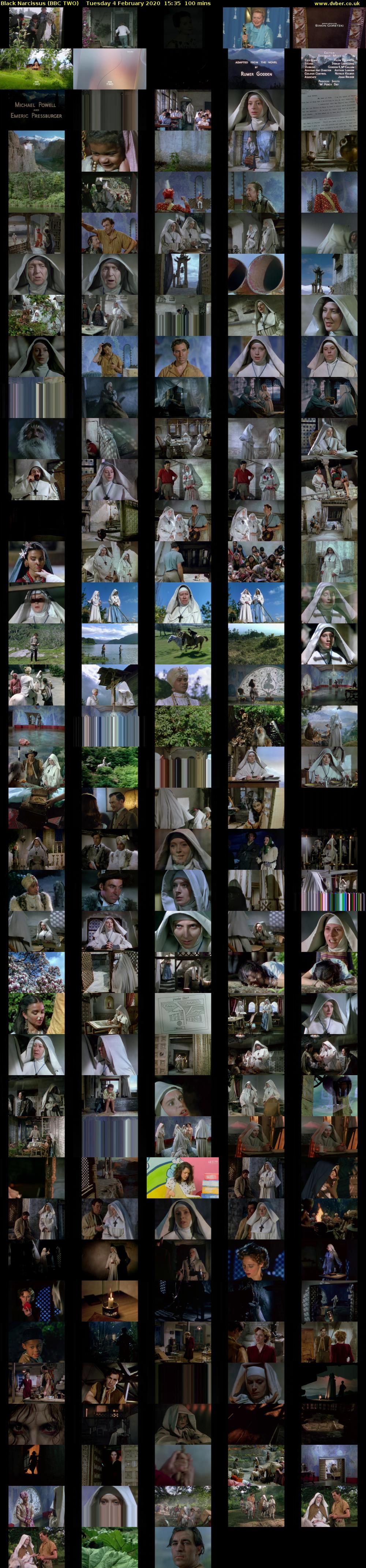 Black Narcissus (BBC TWO) Tuesday 4 February 2020 15:35 - 17:15