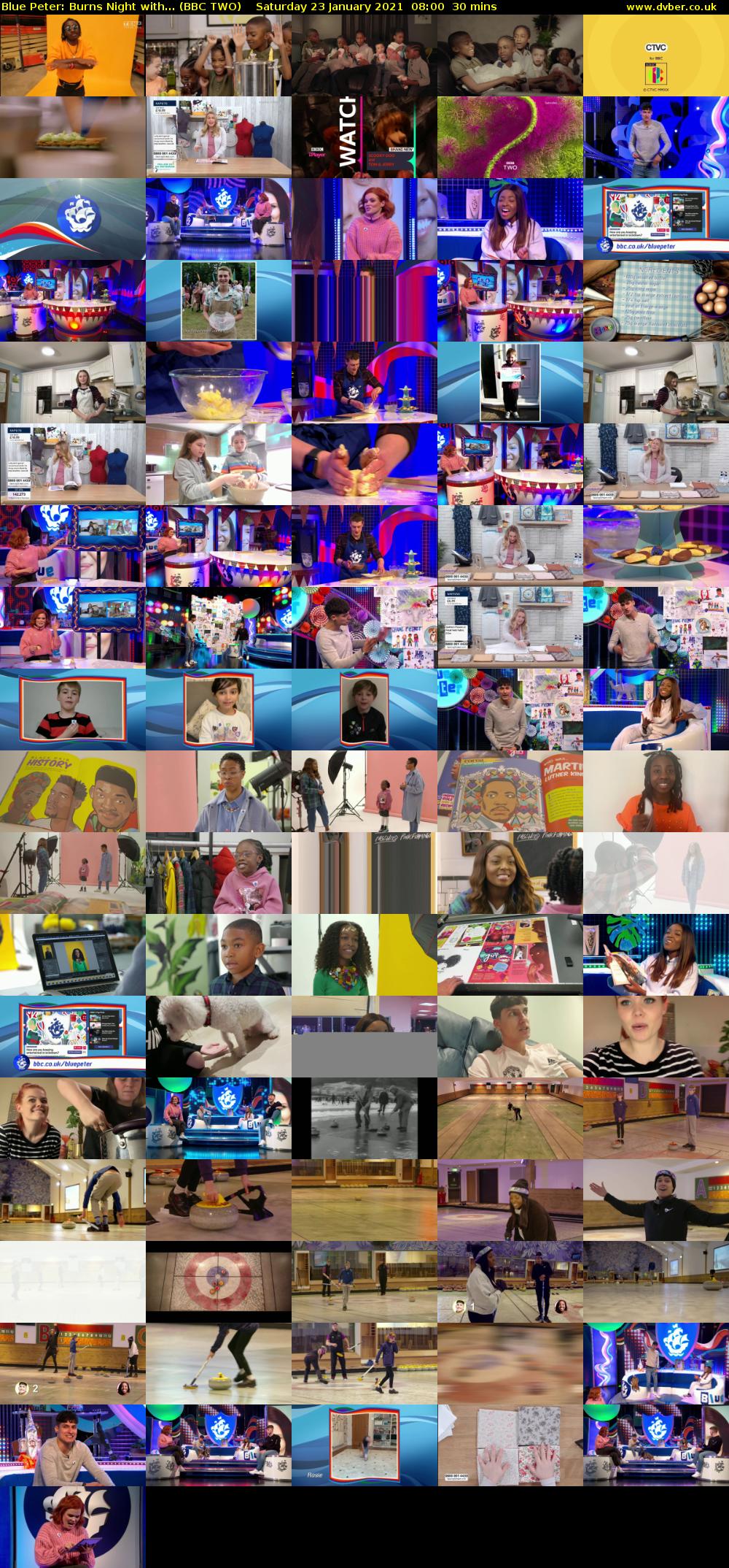 Blue Peter: Burns Night with... (BBC TWO) Saturday 23 January 2021 08:00 - 08:30