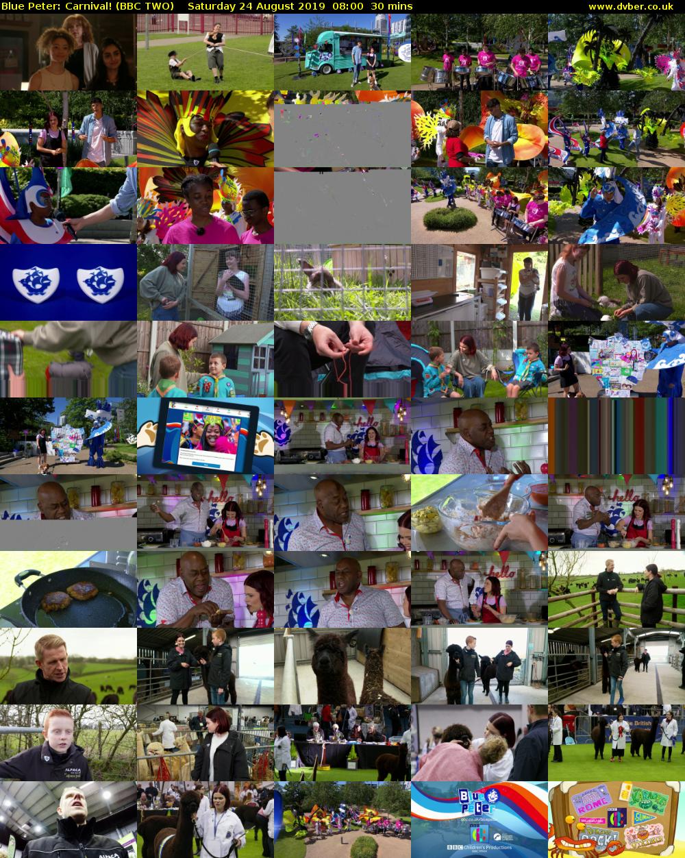 Blue Peter: Carnival! (BBC TWO) Saturday 24 August 2019 08:00 - 08:30