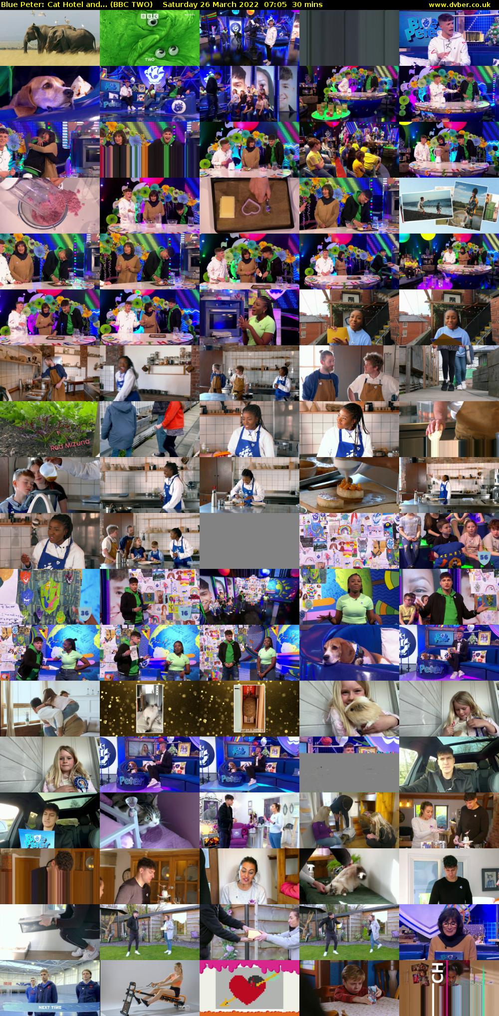 Blue Peter: Cat Hotel and... (BBC TWO) Saturday 26 March 2022 07:05 - 07:35