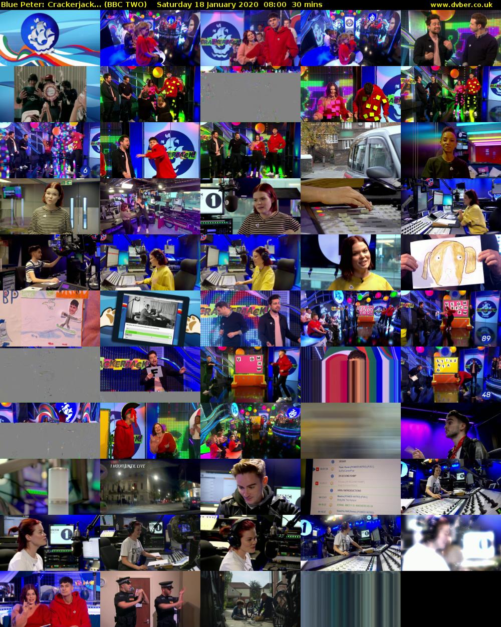 Blue Peter: Crackerjack... (BBC TWO) Saturday 18 January 2020 08:00 - 08:30
