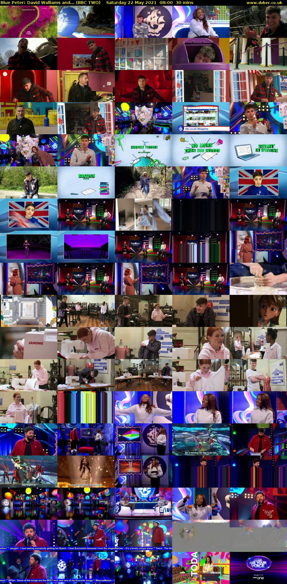Blue Peter: David Walliams and... (BBC TWO) Saturday 22 May 2021 08:00 - 08:30